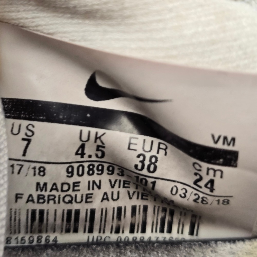 Nike Air Max Sequent 3 Womens White Pure‎ Platinum Running Shoes 908993-101 7 - Picture 5 of 14